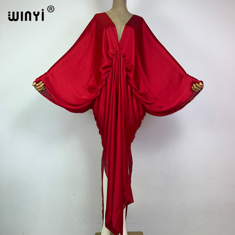 Young Women'S Formal Wear - WINYI Monochrome Elegant ชุดว่ายน้ําผู้หญิงชุดชายหาด V คอชุดฤดูร้อนเสื้อผ้าผู้หญิงแฟชั่น