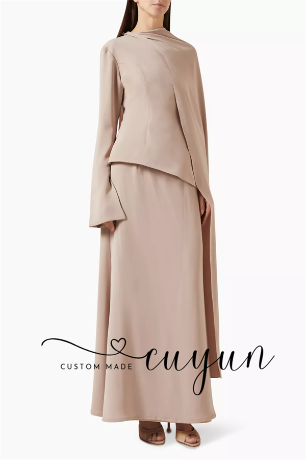 ชุดราตรีสีกากีแบบเรียบง่าย ควา - Women'S Formal Wear For Wedding Guest บทวิจารณ์และราคา