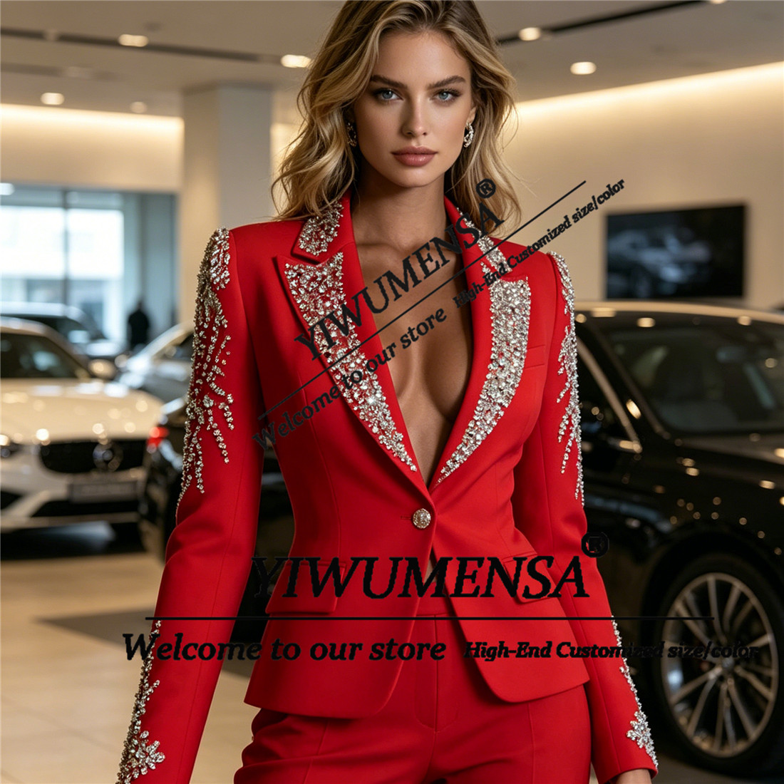 ชุดสูทผู้หญิงหรูหรา 2 ชิ้น ประ - Blazer Set Women Formal บทวิจารณ์และราคา