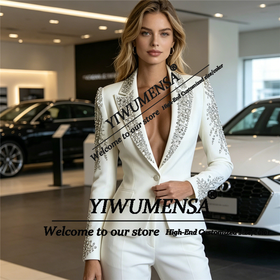 ชุดสูทผู้หญิงหรูหรา 2 ชิ้น ประ - Blazer Set Women Formal บทวิจารณ์และราคา