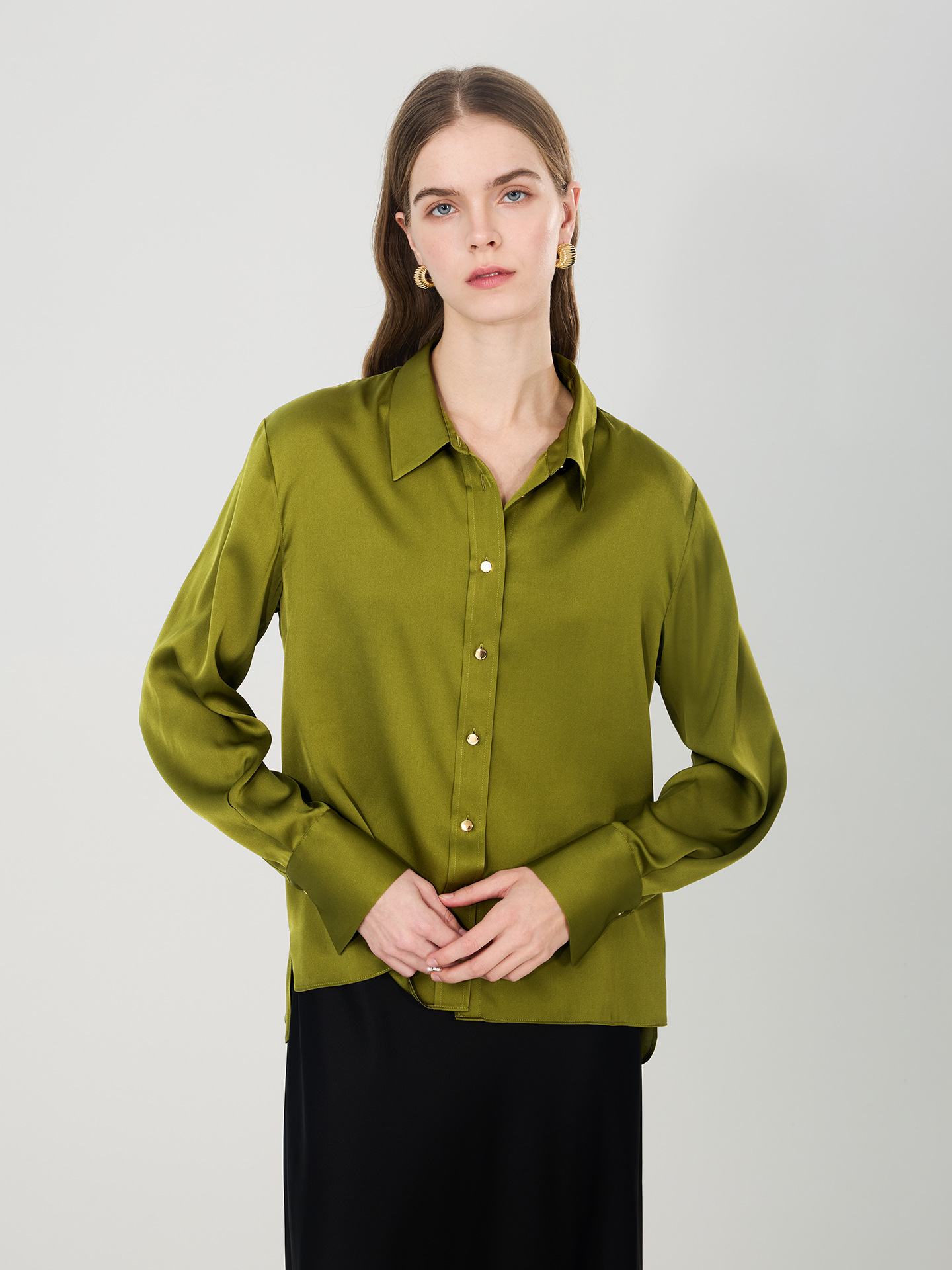 เสื้อเชิ้ตผ้าไหมมัลเบอร์รี่ใหม - Women Formal Blouses For Evening Wear บทวิจารณ์และราคา