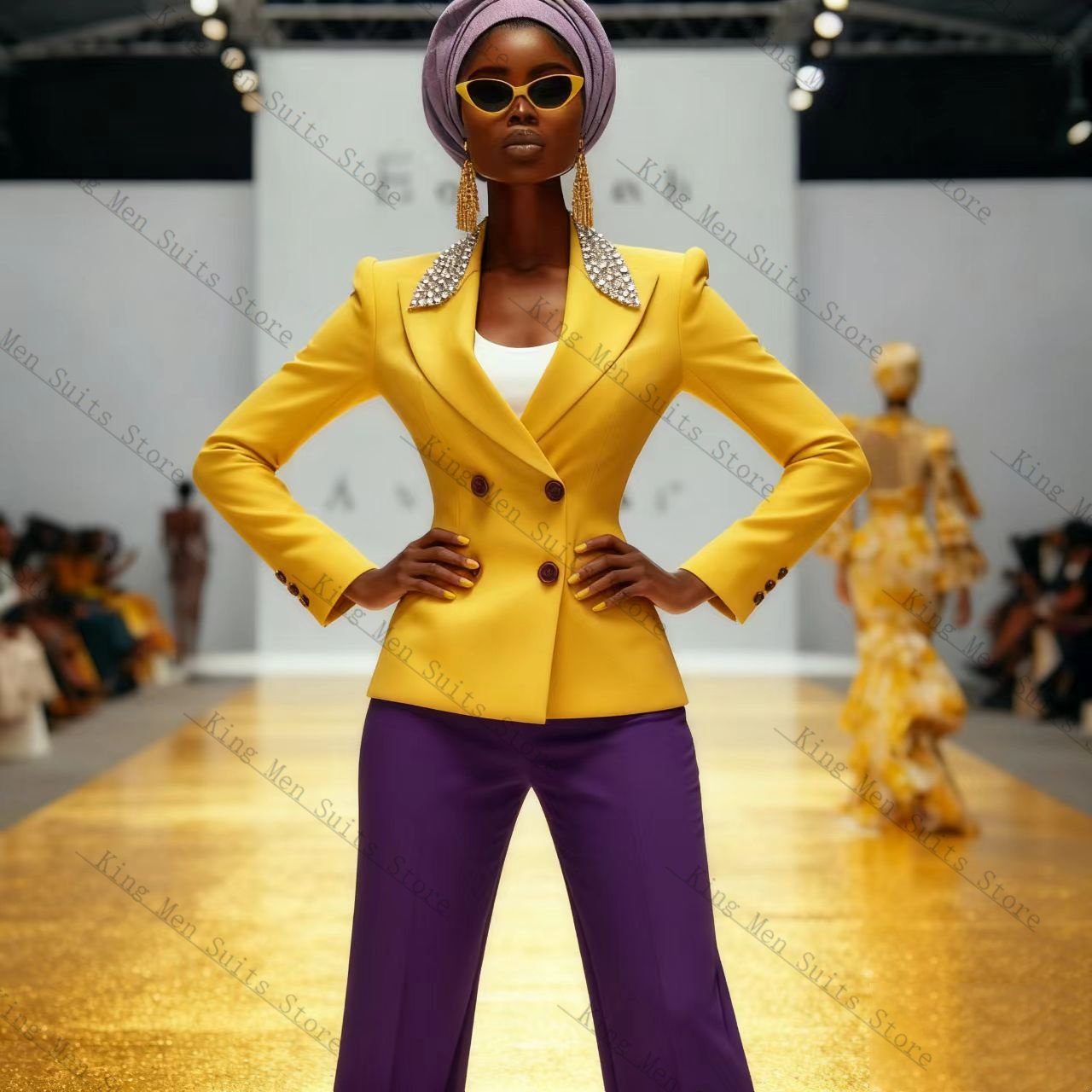 ชุดสูทผู้หญิงหรูหรา 2 ชิ้น ประ - Women'S Formal Wear For Wedding Guest บทวิจารณ์และราคา