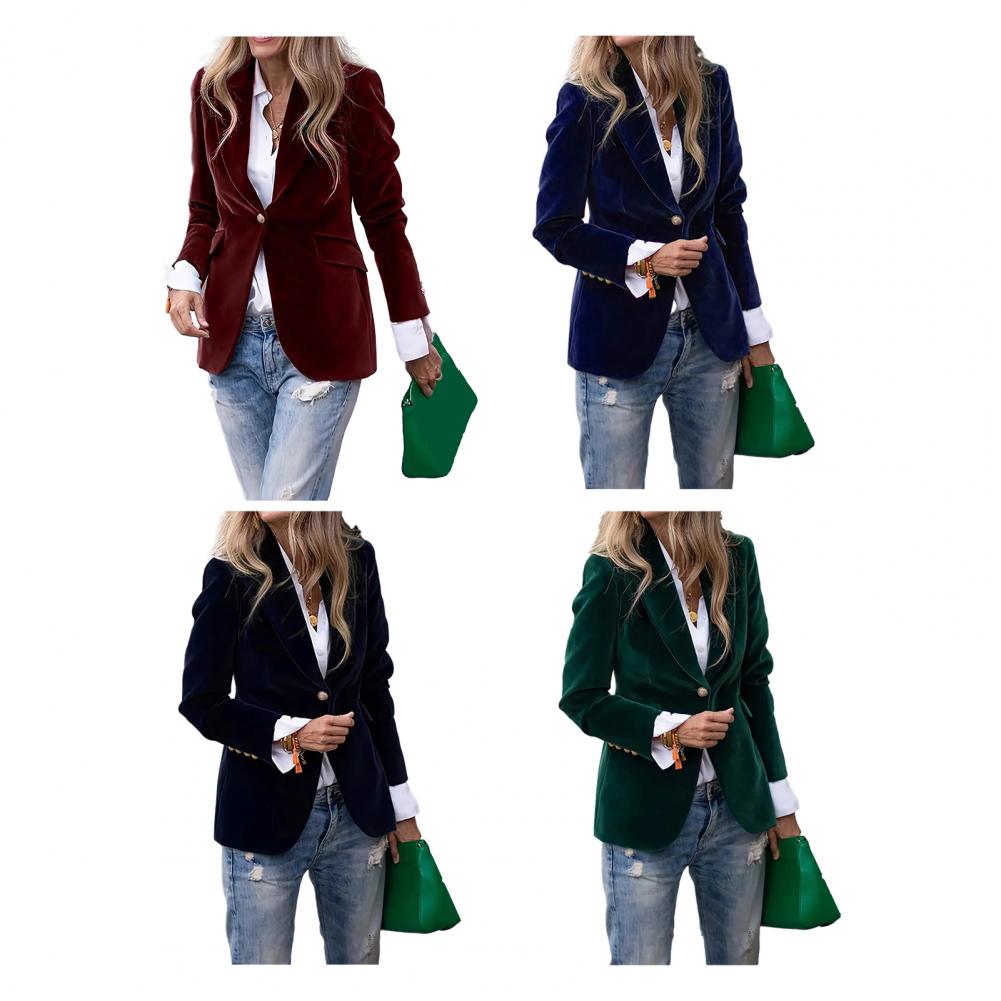 เสื้อเบลเซอร์กำมะหยี่ขนาดใหญ่ส - Women'S Formal Wear For Wedding Guest บทวิจารณ์และราคา