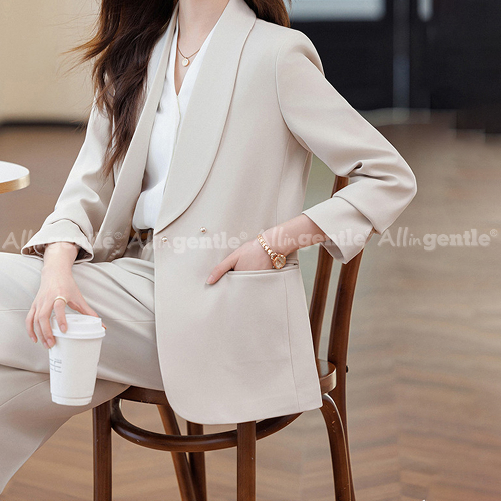 ชุดสูททำงานผู้หญิง 2 ชิ้น ทรงป - Blazer Set Women Formal บทวิจารณ์และราคา