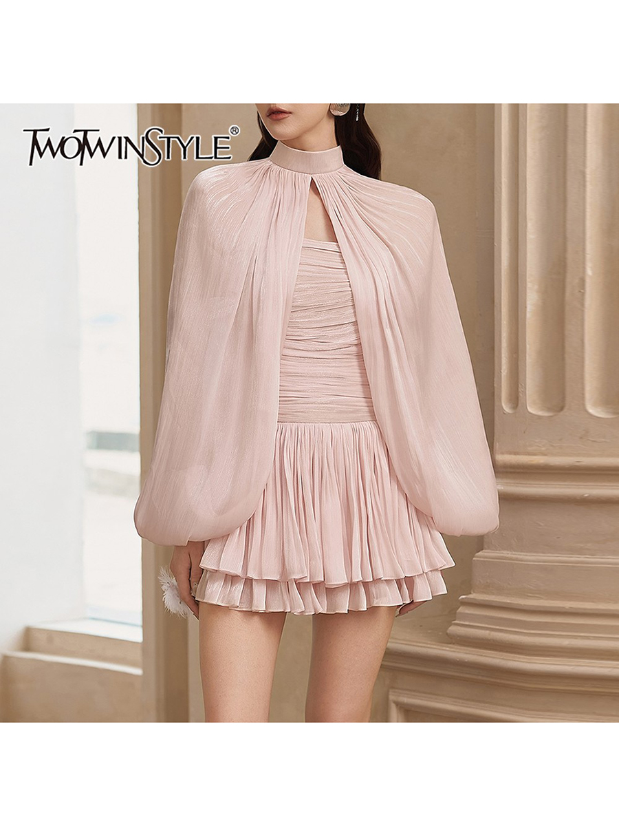 ชุดเซ็ตสองชิ้นสไตล์หวานจาก TWO - Shift Dress Sleeveless บทวิจารณ์และราคา